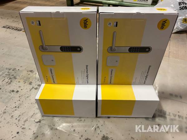 Digitalt dörrlås Yale Classic connected silver 2 st