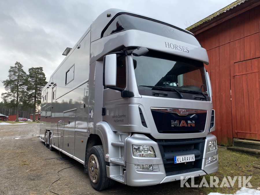 Hästlastbil Kingsröd/ MAN 21S TGS 26.480 6X2 LL