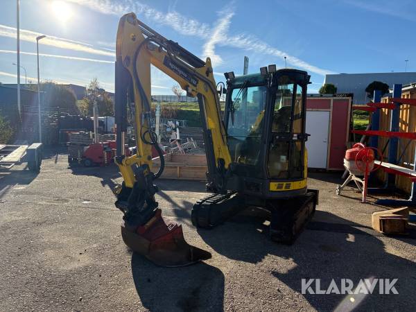Grävmaskin Yanmar VIO33 med tiltrotator och 3 redskap