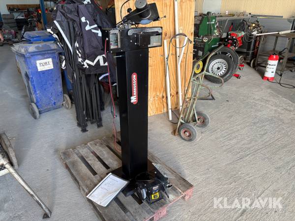 Slipautomat och drivlänksslip Markusson Grindomatic V12 med maskinsvärd och kedjor