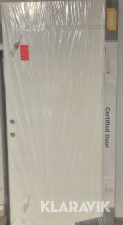 Branddörr 10x21, massivdörr S6 EI30/Rw38 dB, vänsterhängd