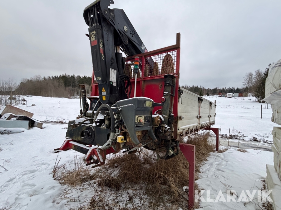Kranflak/lastväxlarflak Hiab 211 E-6 HIPRO Zetterbergsflak