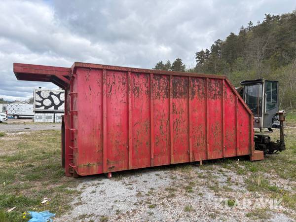 Lastväxlarflak med kran Loglift F96S783R