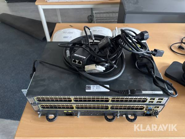 Switchar och trådlösa accesspunkter Aruba / Anatel C3750-48TS-E 6st