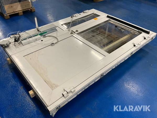 Entrédörr lättmetall 1480x2090mm