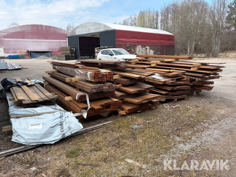 Blandat virke/trall i olika dimensioner BANGKIRAI