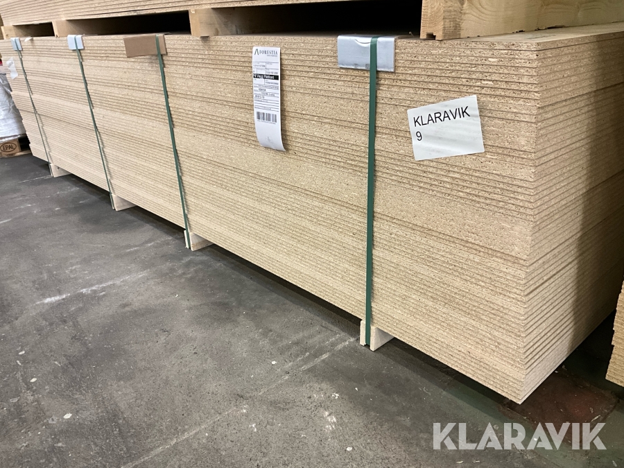 Spånskiva Forestia 56 st, 12x1200x3200 mm. ca 215 m2