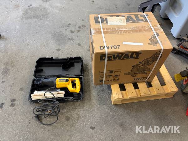 Kap & gersåg Dewalt DW707 -Tigersåg DW304PK