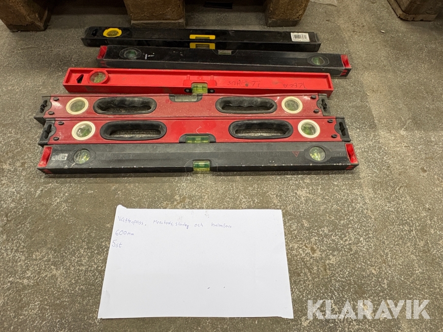 Vattenpass Meetools,Stanley,Hultafors 600mm