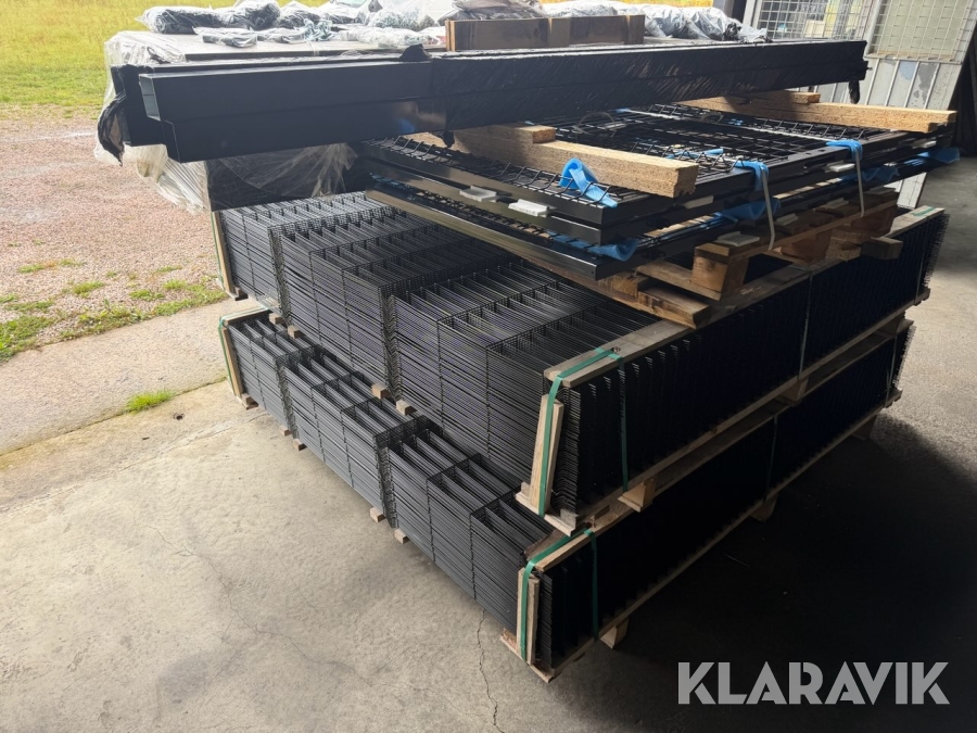 Panelstaket M-Fence 3D 250m + 3 st gånggrindar (Nytt)