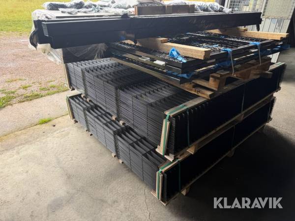 Panelstaket M-Fence 3D 250m + 3 st gånggrindar (Nytt)