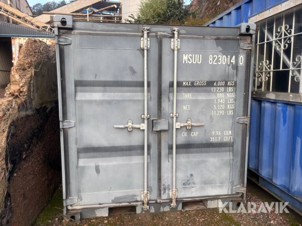 Container 8 fot isolerad