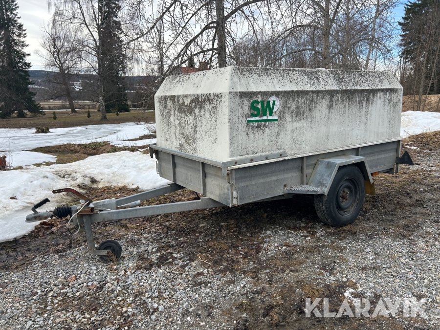 Personbilssläp Hebe 1300