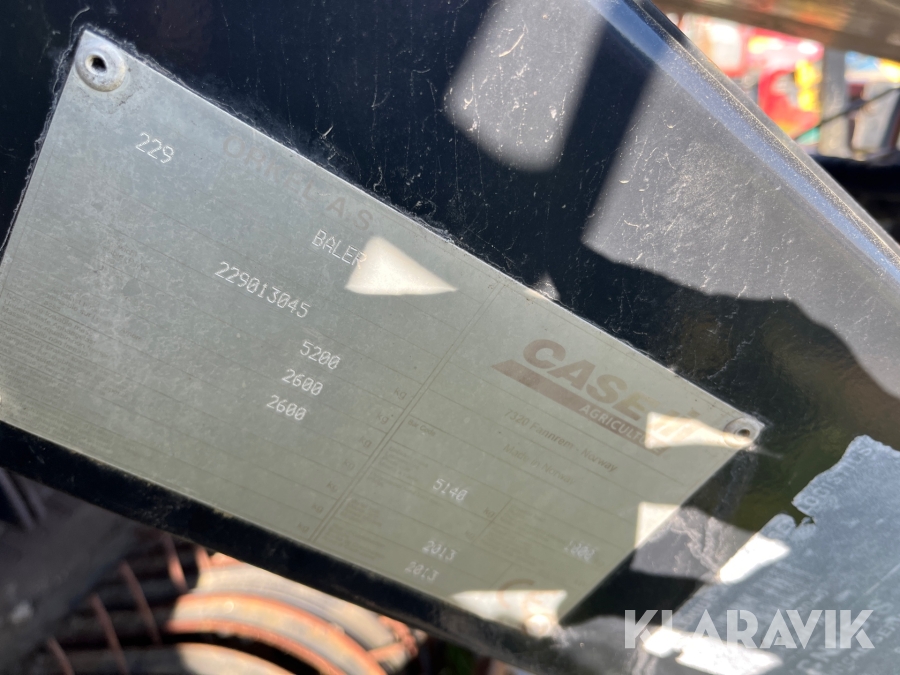 Combipress CASE RB544, Linköping, Klaravik auktioner