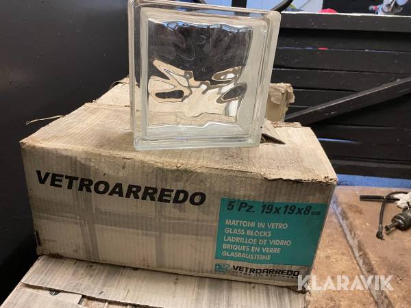 Glasbetongblock VETROARREDO 60st