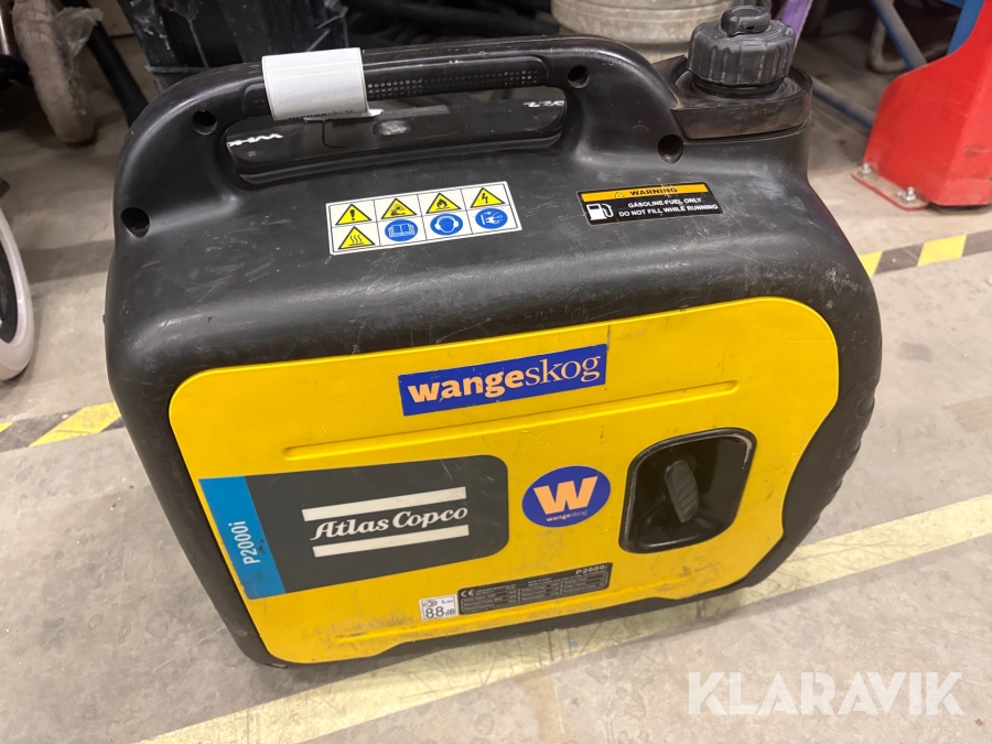 Elverk Atlas Copco P2000i