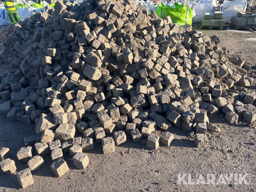 Smågatssten svensk begagnad 80 kvm