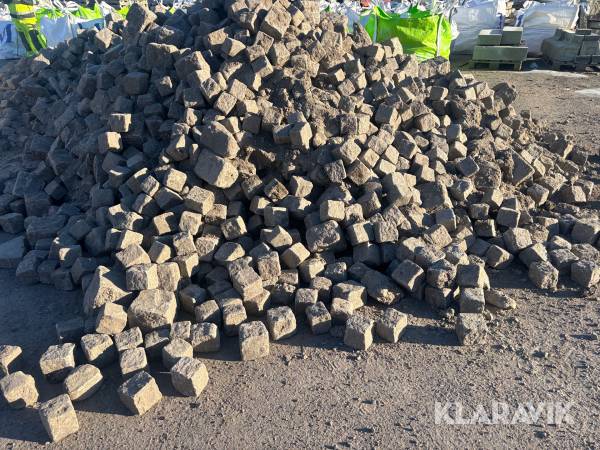 Smågatssten svensk begagnad 80 kvm