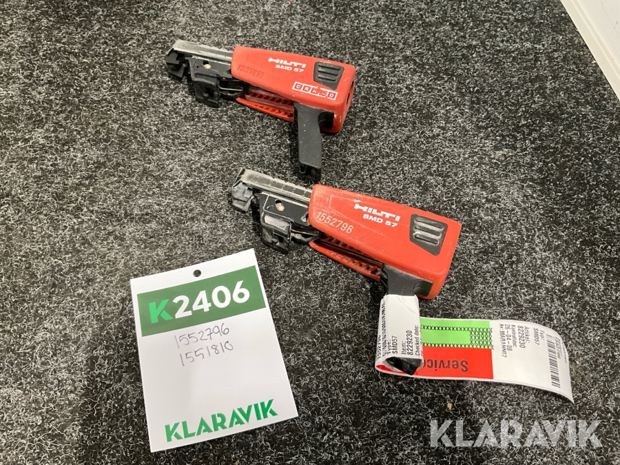 Skruvautomat 2st Hilti SMD 57