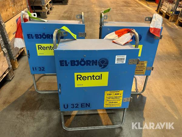 Undercentraler Elbjörn U 32/631-3 EN 3 st