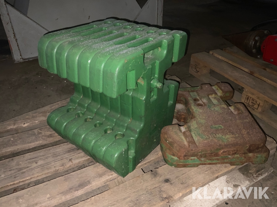 Frontvikter John Deere 9st