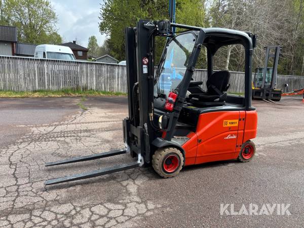 Motviktstruck Linde E20PHL-01 - trippel, 2 ton