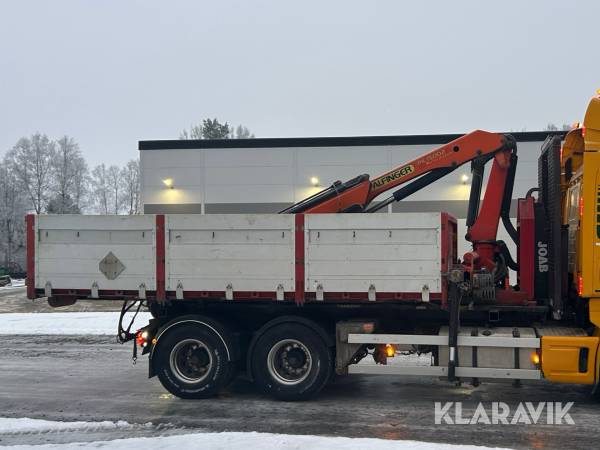 Kranflak Palfinger PK15002 performance