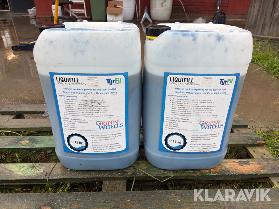 Punkteringsvätska / liquid tyre protection Liquifill