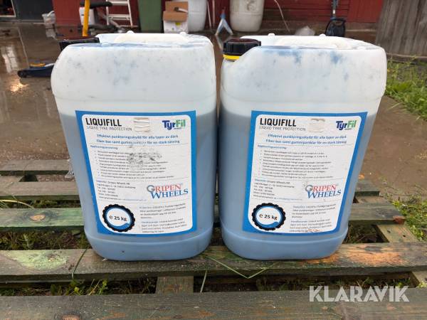 Punkteringsvätska / liquid tyre protection Liquifill