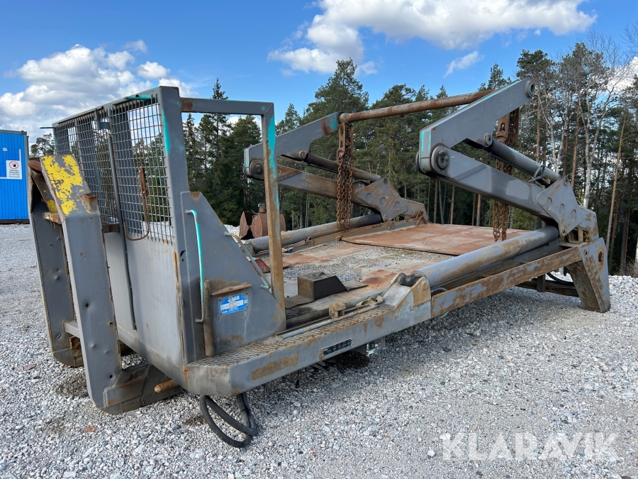 Liftdumper på lastväxlarram Joab HL14