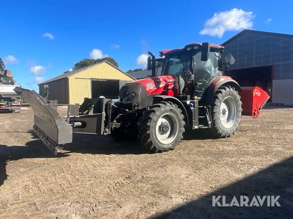 Traktor Case IH Maxxum 125 CVX vinterutrustad