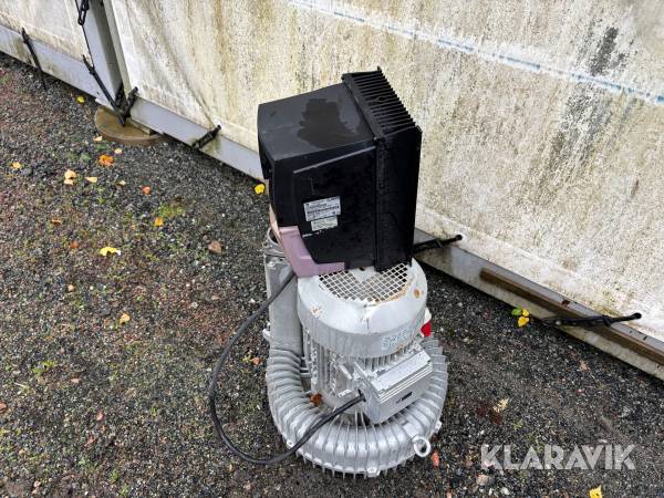 Sidokanalsfläkt Bevi 2RB 830 H17 med frekvensomriktare