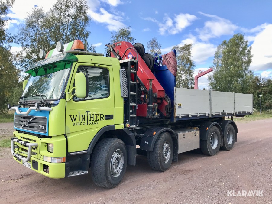Volvo FM12 med ny Palfinger 22 ton lastväxlare
