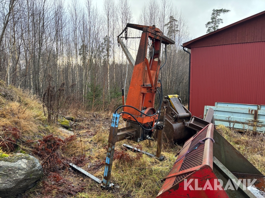 Hydrauliskt spel Väse-kran