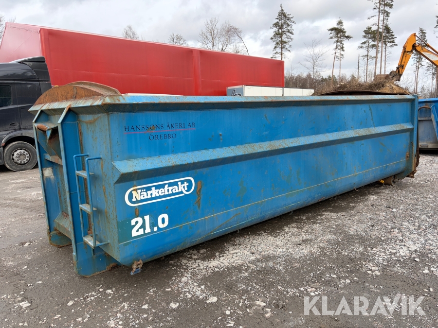 Lastväxlarflak/Schaktflak CMT OPT221 22 m3 24 T