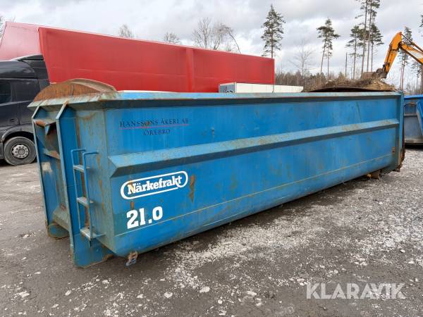 Lastväxlarflak/Schaktflak CMT OPT221 22 m3 24 T