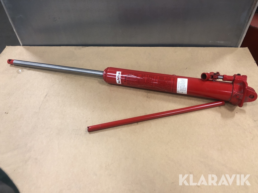 Hydraulisk cylinder med inbyggd pump 3 ton redtool