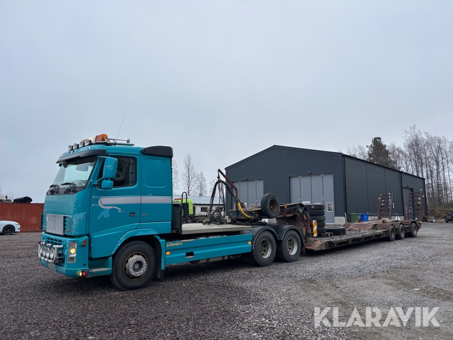 Maskintrailerekipage Volvo 6x4 A-traktor