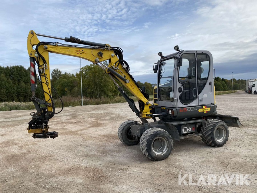 Hjulgrävmaskin Wacker Neuson 6503-2 med tiltrotator