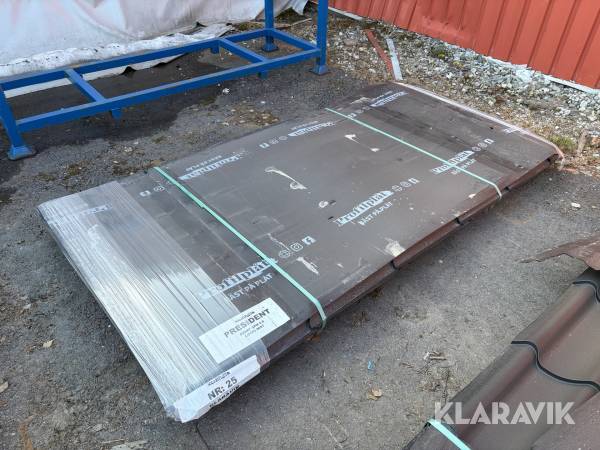 Sekund bunt med plåt President GPM Svart 015 26st