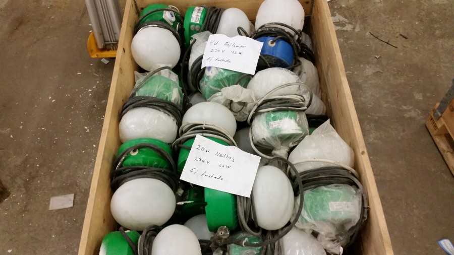 4st Bojlampor + 20st Nödboj