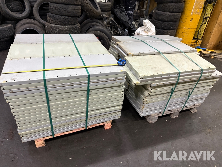 Hyllplan i plåt 120st