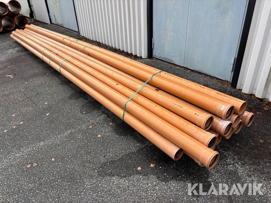 Markrör Kaczmarek SN8 110 mm Nordic Poly Markt med muff 6 m 15 st