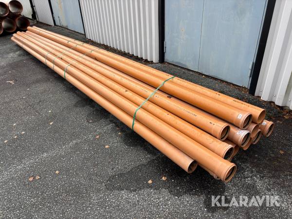 Markrör Kaczmarek SN8 110 mm Nordic Poly Markt med muff 6 m 15 st