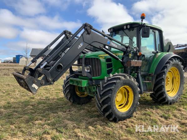 Traktor John Deere 6430 med lastare