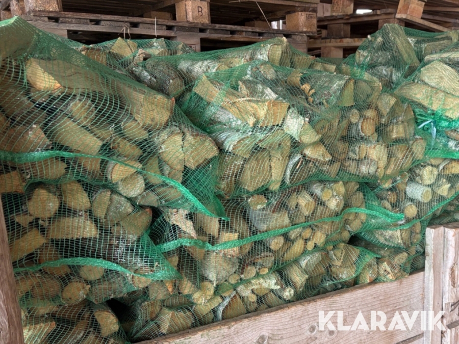 Björkved i säck 15st