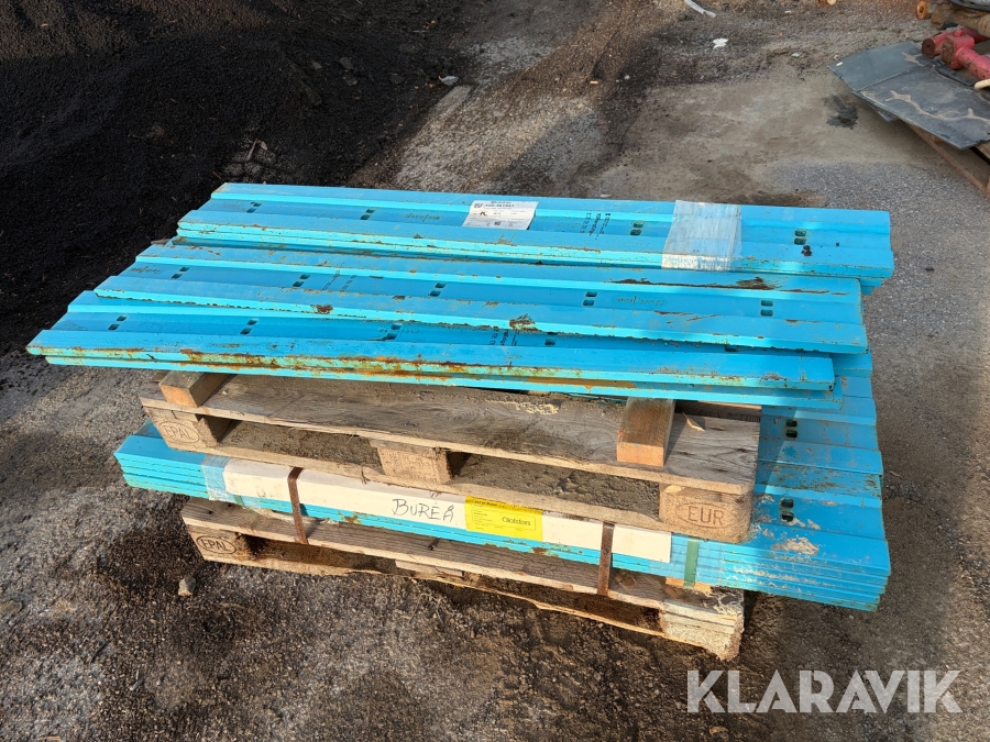 Plogstål Olofsfors Sharp RAM 200x20x1525.  29 st