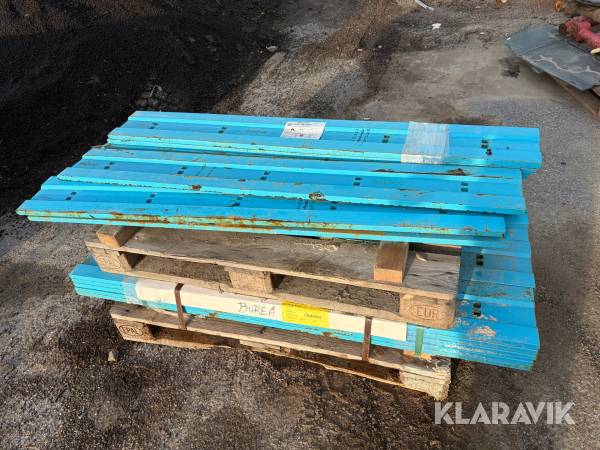 Plogstål Olofsfors Sharp RAM 200x20x1525.  29 st