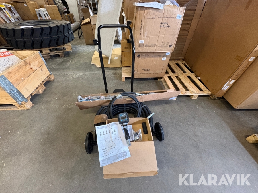 Komplett paket för oljedistribution Orion tryckluftsdriven oljepump med tillbehör