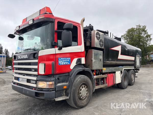 Slamsugarbil Scania 380